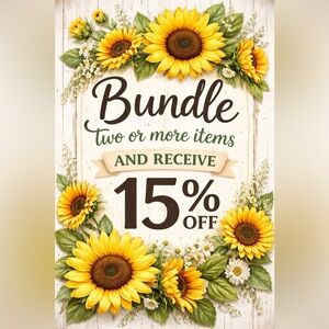 Bundle Sale Sign